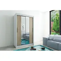 Minio Armoires TOKYO 1 150 cm Blanc / Sonoma