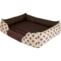 Stanislaw Jurga Lit pour chien "Prestige" - lavable, imperméable, avec fermeture éclair - 110x90 cm - | Sofa pour chien, coussin pour chien, canapé pour chien, lit pour animal | PillowPrim