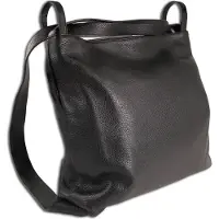 Toscanto Sac en cuir Sac à bandoulière Sac à dos de ville noir OTTM108SS