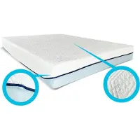MargaretHadas24 Matelas Ice Komfort 140 x 200 cm Ressorts ensachés Hauteur env. 20 cm H3 simple face