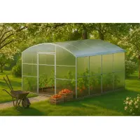 Garten Dream Jardin Dream Polycarbonate Serre "Avalon" 3x6m en acier, avec polycarbonate 10mm