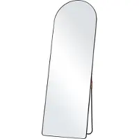 Zerbaco Miroir à poser Miroir corps entier avec support Miroir mural 1645x558x19mm
