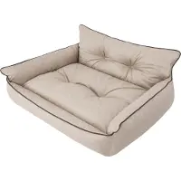 Stanislaw Jurga Lit pour chien "Joker" Rembourré - 80x65 cm - | Tissu Ekolen | Canapé, Lit pour animaux, Canapé pour chiens, Matelas | Marque PillowPrim