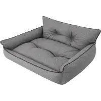 Stanislaw Jurga Lit pour chien "Joker" Rembourré - 65x50 cm - | Tissu Ekolen | Canapé, Lit pour animaux, Canapé pour chiens, Matelas | Marque PillowPrim