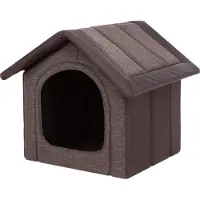 Stanislaw Jurga Niche pour chien pliable pour l'intérieur et l'extérieur - 38x44x45 cm - lavable, légère, OEKO-TEX