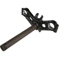 FEZ Fahrzeugteile Tête de serrage inférieure sans rainure (fourche télescopique Ø35mm) - pour MZ ETZ