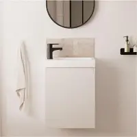 MOB-IN Meuble lave-mains LISA + robinet noir
