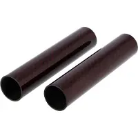 AKF Fahrzeugteile GmbH Lot : 2 x housse pour guidon télescopique, 165 mm, véritable carbone - rouge
