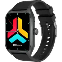 Douself QX5 Smartwatch, écran TFT HD de 1,96 pouces | résolution 240*282 | fonction santé | appel BT5.2 | 100+ modes sport, noir