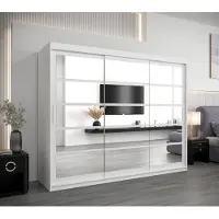 Minio Armoire 250 cm ROMA 2 blanc
