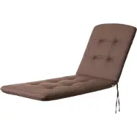 Hobbygarden Matelas pour chaise longue "Beatriz" 185x60x6 cm | Bain de soleil, Coussin pour siège, Coussin pour meubles de jardin |