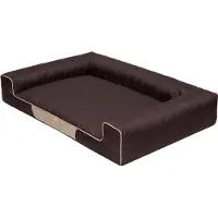 Stanis³aw Jurga Lit pour chien Panier pour chien Canapé pour chien Matelas pour chien Oreiller pour chien Repos pour chien Niche pour chien Coin couchage pour chien "VICTORIA" 80X55 cm