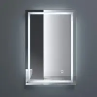 Doporro Miroir de Salle de Bains Lumineux avec Éclairage LED Glace Éclairé 50x70/70x50cm