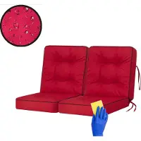 Stanislaw Jurga HOBBYGARDEN Coussin de balançoire Venus Coussin de banc Garden Coussin de balançoire Coussins de balançoire Coussins de balançoire Hollywood Balançoire Banc Rouge 120 cm