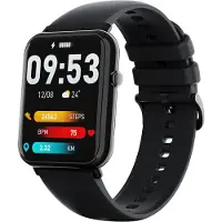 Mc star Smartwatch, montre intelligente pour femmes hommes, 1,69" HD Fitness Tracker montres pour Android IOS, IP67 étanche cardiofréquencemètre podomètre traqueur d'activité, femmes,hommes, Noir