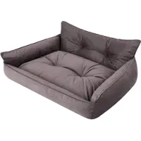 Stanislaw Jurga Lit pour chien "Joker" rembourré - 130x105cm - robuste, imperméable | Matelas pour chiens, canapé, lit pour animaux | Marque PillowPrim