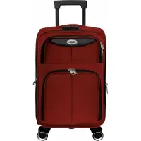 H4L Valise Mykonos Softshell Cadenas TSA Roulettes 360° Légère Robuste S/M/L Différentes couleurs Bleu L