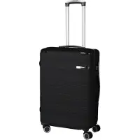 H4L Valise de voyage valise rigide Check-In valise Trolley M noir 67x44x26cm ABS plastique