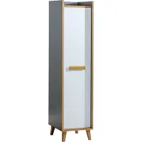 Minio Armoire VISO 2 Riviera / Anthracite / Couleur blanche