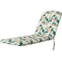 Hobbygarden Matelas pour chaise longue "Beatriz" 185x60x6 cm | Bain de soleil, Coussin pour siège, Coussin pour meubles de jardin |