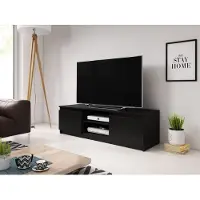 MINIO go for it , Armoire TV, 120cm, TV-Lowboard," DIDI", debout, Noir Graphite Couleur
