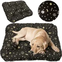 EDANTI Literie Pour Chiens Literie 70X50 Cm Oreillers Canapé Sofa Playpen Shaggy Bones Gold