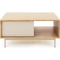 MINIO go for it , table basse LITA 5, chêne huilé/cachemire