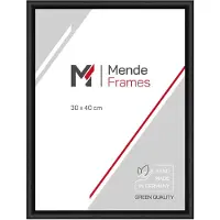 MendeFrames , cadre en bois, modèle H004, noir, 45x60 cm