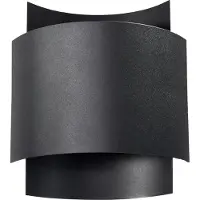 Sollux Applique IMPACT noir 1xG9 8W acier 23x11x22cm