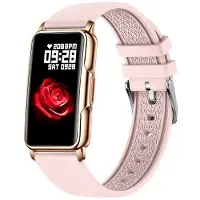 Mc star Smartwatch Femmes Hommes 1.47 pouces HD écran tactile montre de fitness avec mesure de la tension artérielle cardiofréquencemètre podomètre montre de fitness pour Android iOS