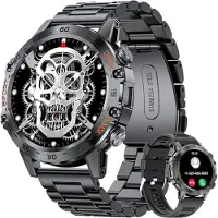 Mc star Smartwatch pour hommes avec fonction téléphone,1.39'' HD écran tactile Smartwatch , montre de fitness avec fréquence cardiaque moniteur de sommeil, IP67 résistant à l'eau