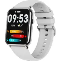 Mc star Smartwatch, montre intelligente pour femmes hommes, 1,69" HD Fitness Tracker montres pour Android IOS, IP67 étanche cardiofréquencemètre podomètre traqueur d'activité, femmes,hommes, gris