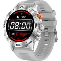 Mc star Smartwatch pour hommes avec fonction téléphone, IP68 étanche, écran tactile IPS 1.53'' 120+ modes de sport en extérieur, fréquence cardiaque, moniteur de sommeil, Android iOS