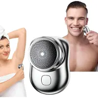 Mormark Mini rasoir électrique portable avec brosse de nettoyage et câble USB (6,5 x 4,6 cm), Rasoirs, Rasoirs électriques - RAZOMATIC