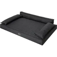 TexCorp Lit pour chien "Doggy Champion" L : 78x54 cm | Matelas pour chien, canapé pour chien, pour petits et grands chiens, coussin pour chien, panier pour chien | Doggy