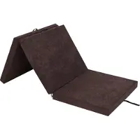 Stanislaw Jurga Matelas pliant "BEN" - 195×80×8 cm - pliable, housse lavable, tissu Aloba, comme lit d'invité, tapis d'entraînement ou pouf | PillowPrim