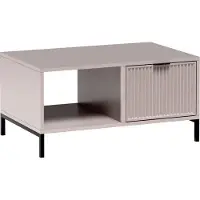 Minio Minio, table basse "Asti" 90 cm, couleur cachemire