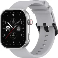 Douself Zeblaze Btalk Plus Smartwatch, écran 2,03 pouces | Résolution 240*296 | 260 PPI | Mode sport professionnel | BT5.2, argenté