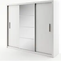 MINIO go for it , Armoire "IDEA 1", 250 cm, Armoire à portes battantes, Couleur blanche