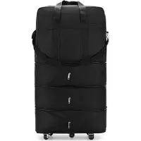 Mc star Sac de transport valise universelle à roulettes sac à bagages pliable valise extensible, L