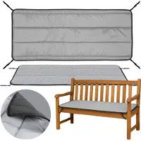 EDANTI Coussin en mousse matelassé imperméable pour banc, chaise, chaise longue 150X50 Cm