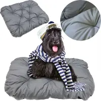 EDANTI Couverture pour chien 90X70 Cm Oreillers Canapé Sofa Playpen Grey