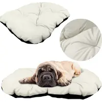 EDANTI Couverture pour chien 70X50 Cm Oreillers Canapé Sofa Playpen Beige