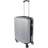 H4L Trolley valise valise de voyage à coque dure argent M 44x24x67cm