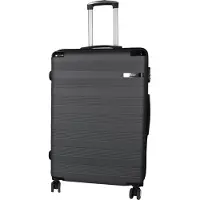 H4L Valise de voyage valise à coque dure Check-In valise L Anthracite 77x50x29cm ABS plastique
