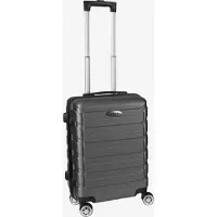 H4L Valise Trolley Valise de voyage à coque dure ABS Anthracite 38x23x55cm