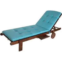Stanis³aw Jurga Coussin pour chaise longue "Beatriz" - 60×113×72 cm - réversible, résistant aux intempéries & confortable - pour jardin & plage | Coussin pour chaise longue, rembourrage, canapé | PillowPrim
