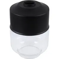 Light11 HOME Abat-jour Oslo transparent Vase 18 cm – abat-jour en verre élégant pour un éclairage raffiné