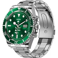 Douself A12 Smartwatch, bracelet de sport, Smartwatch hommes, Fitness tracker, 1,28'' IPS écran tactile, IP67 étanche, avec appels Bluetooth, modes de sport, vert
