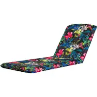 Hobbygarden Matelas pour chaise longue "Beatriz" 185x60x6 cm | Bain de soleil, Coussin pour siège, Coussin pour meubles de jardin |